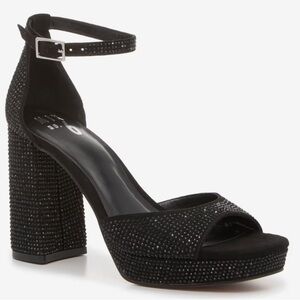 Mix No. 6 Embellished Platform Heels - Size 6.5